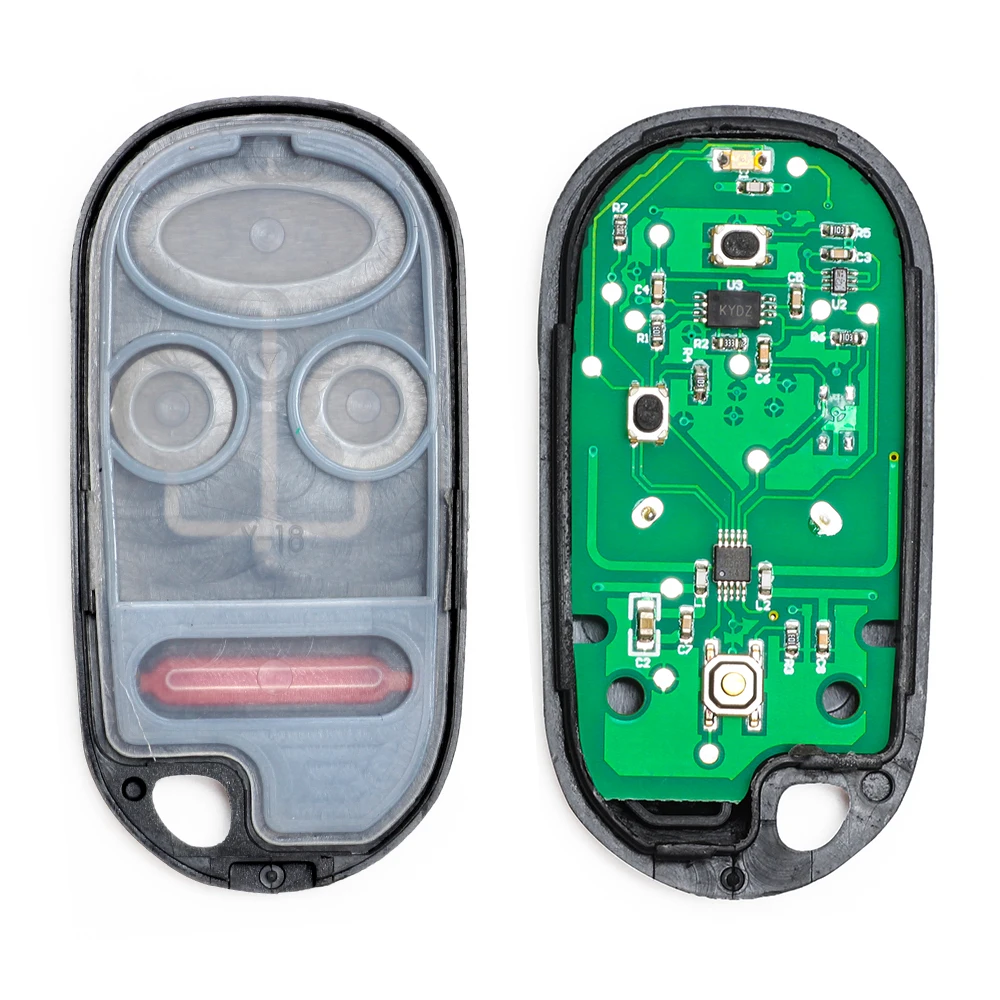 KEYECU A269ZUA106 433MHz Remote Key 2+1 Button Fob for Honda Civic 1996 1997 1998 1999 2000 Accord 1994 - 1997