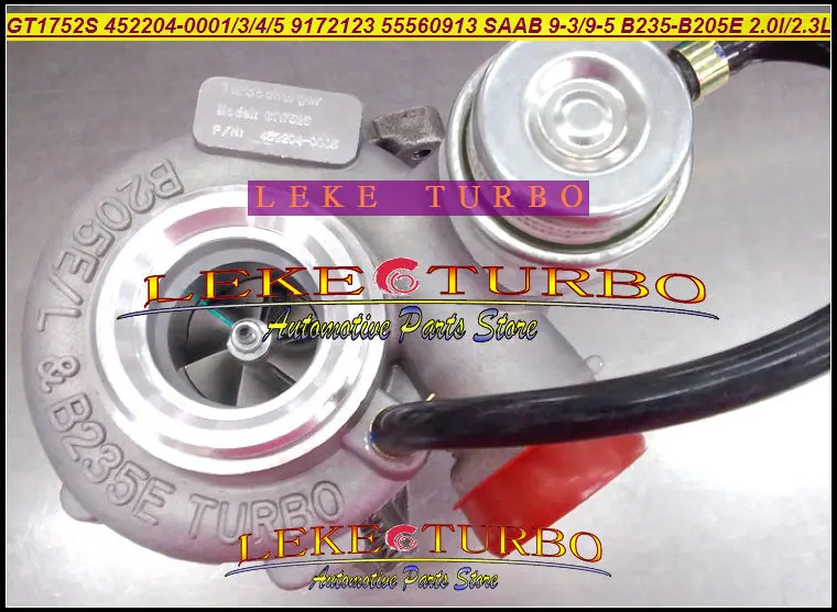 Turbo GT1752S 452204 452204-5005S 55560913 9198631 5955703 9080290 Turbocharger For SAAB 9.3 9.5 9-3 9-5 B235E B205E 2.0L 2.3L P