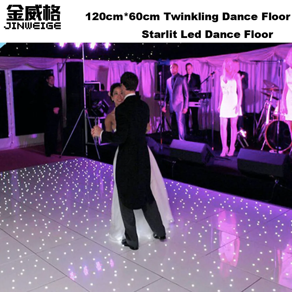 

120cm*60cm Twinkling Led Star Dance Starlit Matrix Dance Floor for Wedding Party Stage