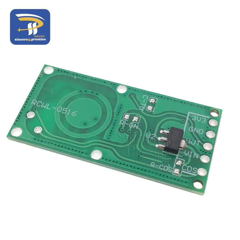 RCWL-0516 RCWL 0516 Microwave Radar Sensor Human Sensor Body Sensor Module Induction Switch Module Output 3.3V For Arduino Diy