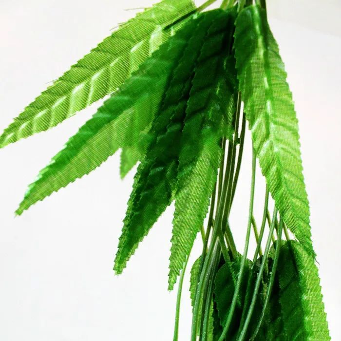 

Лидер продаж, 50 шт., искусственные плетеные Зеленые искусственные растения для украшения, плющ, пластиковые шелковые цветы, лоза