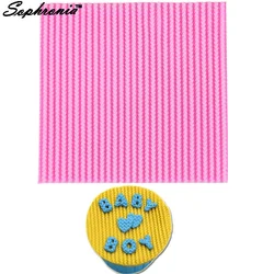 M479 DIY Needle Knitting Wool Texture Silicone Mold Lace Mat Baking Sugarcrafts Candy Gumpaste Cupcake Cookie Chocolate Mould