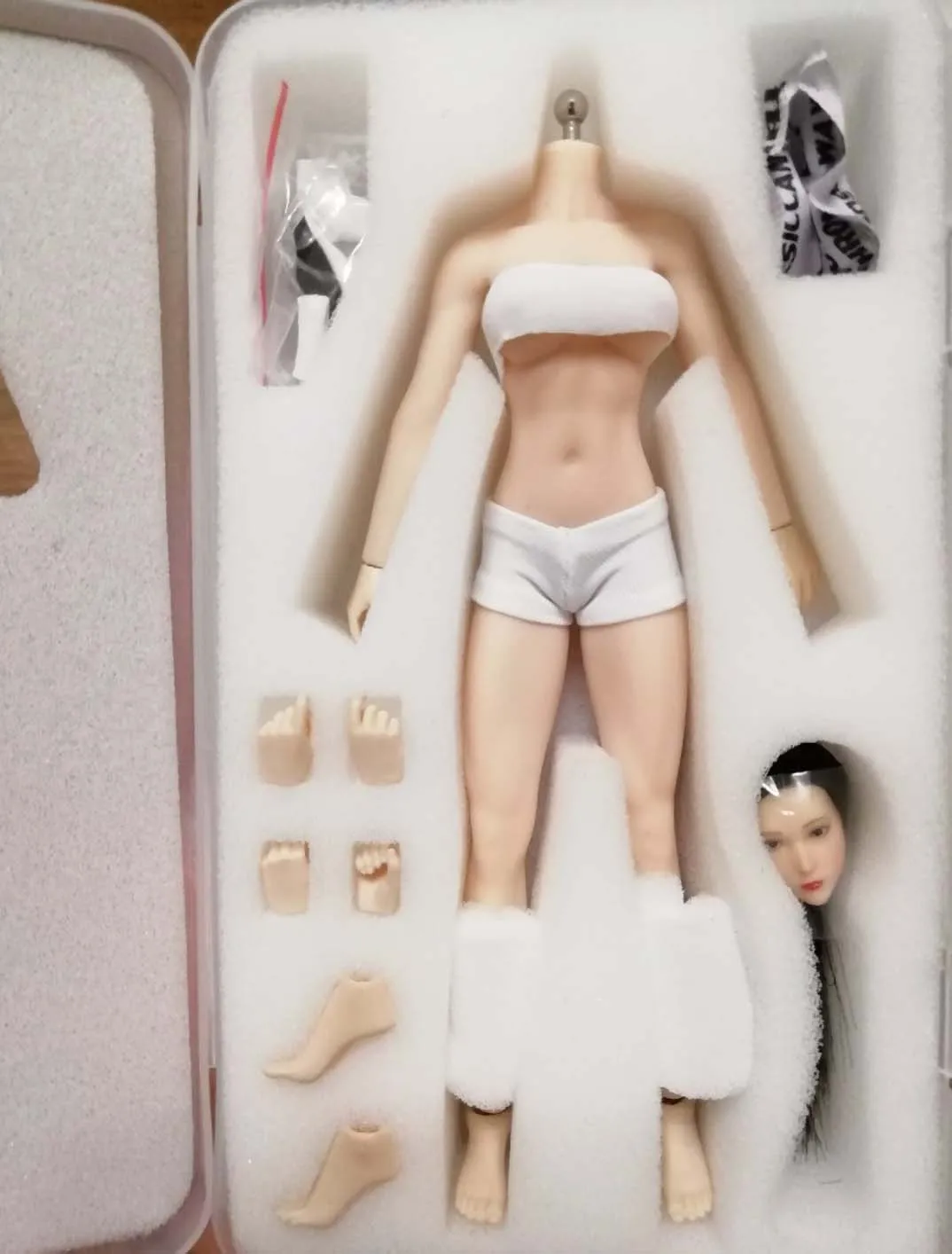 

1/12 Scale 14.8cm full set TBLeague PHMB2018-T01A/B 1/12 Super-Flexible Female Suntan pale Skin Seamless Body with head