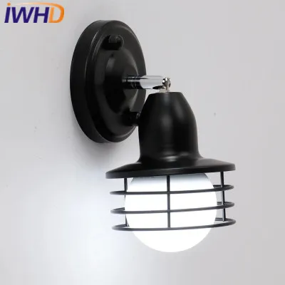 

IWHD Angle Adjustable Sconce LED Wall Light Up Down Fashion Iron Arm Modern Wall Lamp Home Lighting Fixtures Bedroom Arandela