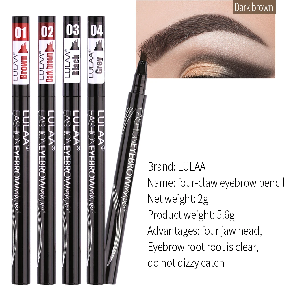 1pc di Lunga durata Microblading Del Tatuaggio Del Sopracciglio Matita Della Fodera Pigmento Impermeabile Penna Eyeliner Cosmetico di Bellezza di Trucco Strumenti di Liquido