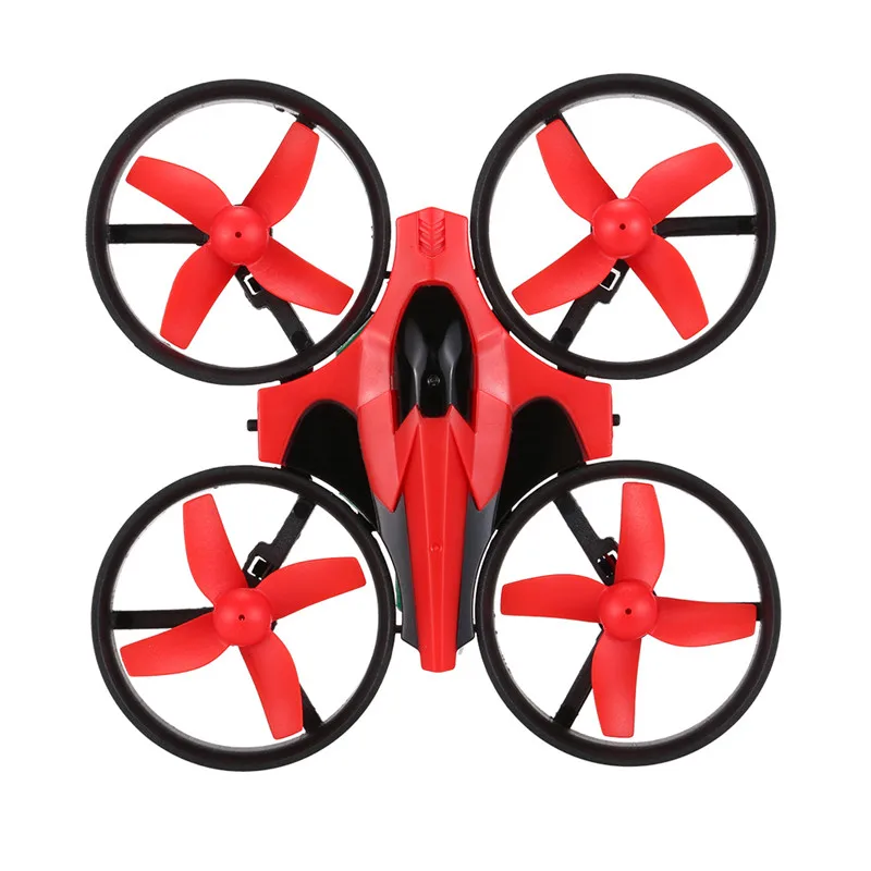 Nihui E010 2.4G 4CH 4-Axis Gyro MINI RC Quadcopter PK Eachine 010 JJRC H36 Small Drone Aircraft Mode W/ Extra Batteries DIY