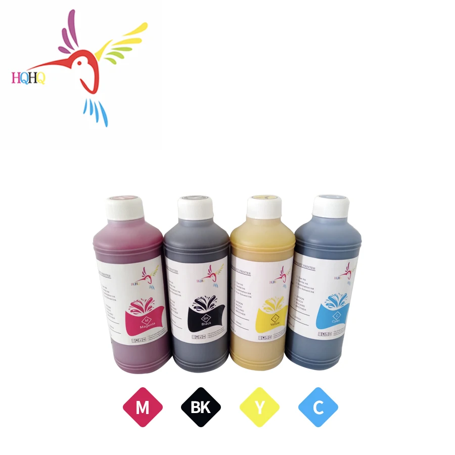 HQHQ 4X500ML Pigment Ink For HP Designjet 4000 4500 4020 4520  500 800 Series Printer Compatible Water Based Printing