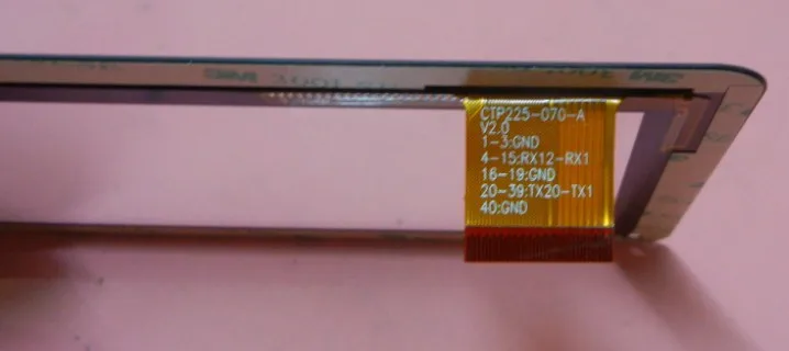 

Free shipping new 7 inch capacitive touch screen display on the outside CTP225-070 - A V2.0