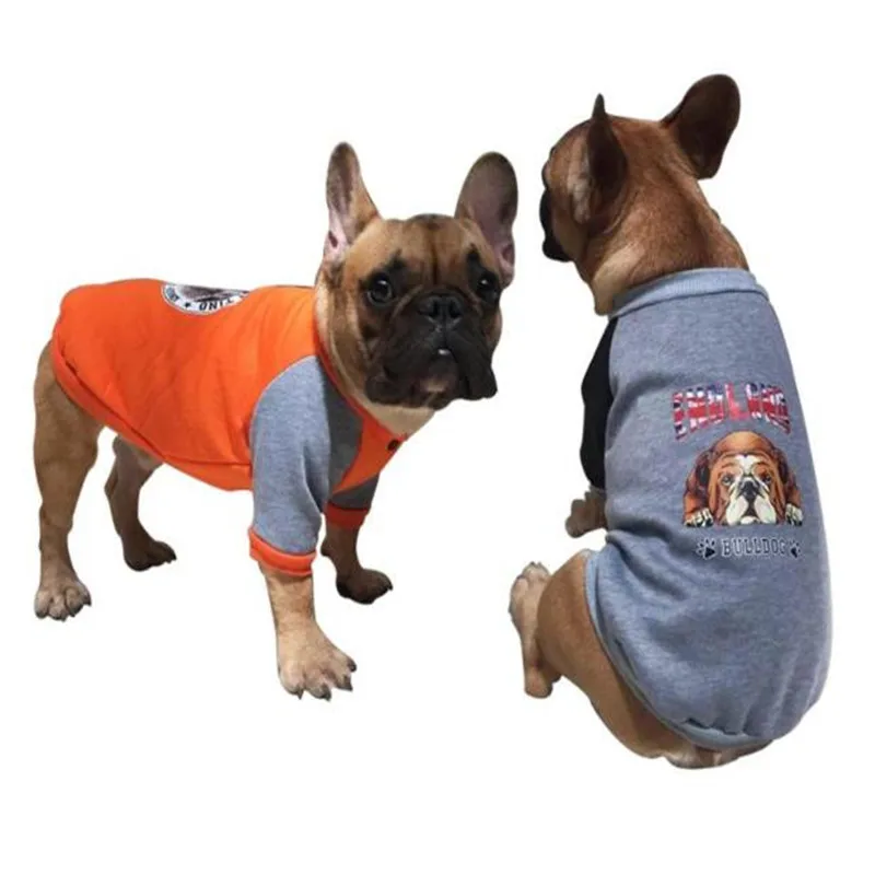 

Fashion Dog Coat Hoodie Pet Jacket Bulldog Cotton Fleece Clothing Costume Fall Winter Outfit Clothes For Small/Medium/Large Dog