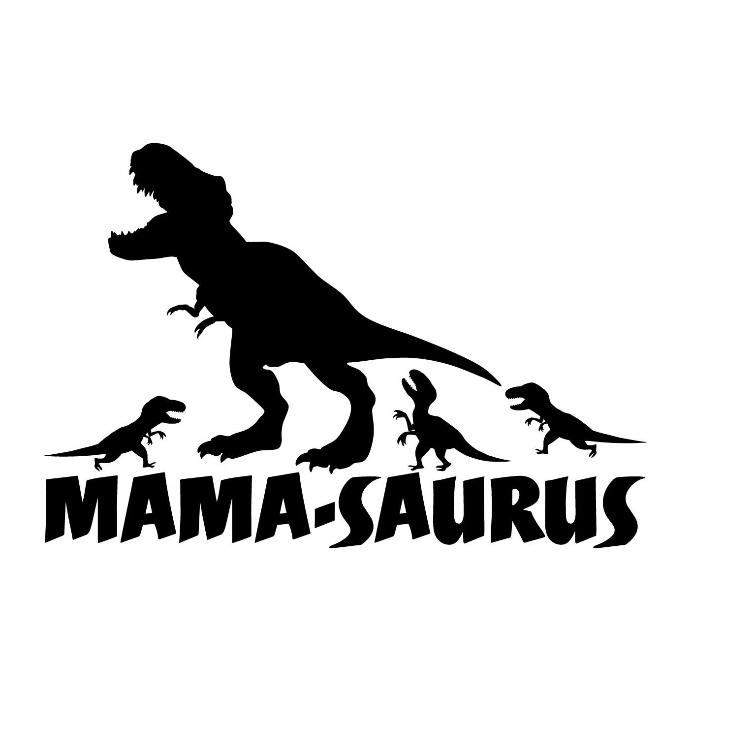 Decal Window Bumper Sticker Car  Mom Kids Parenting Dinosaur Rear Window Car Sticker