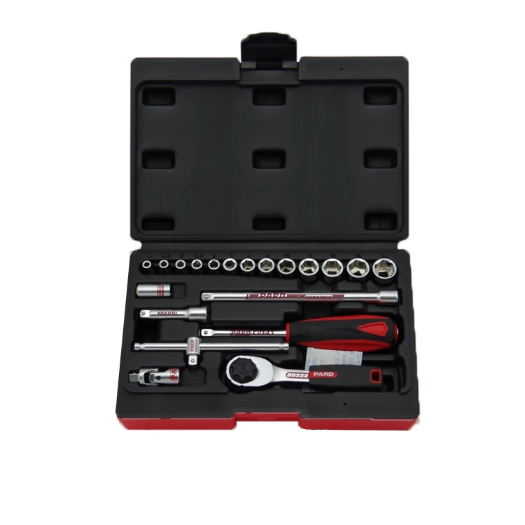 

Freeship 20PCS High Quality Hand Tools set 1/4 ratchet wrench Combination Auto/bike Repair set of heads 1/4 socket set 4-14mm