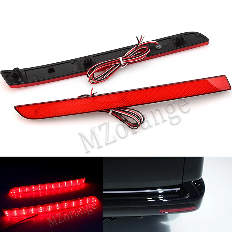 LED 2pcs Rear Bumper Brake Light For Volkswagen Transporter T5 2012-2016 for Caravelle Multivan Tail Stop Low Position Fog Lamp