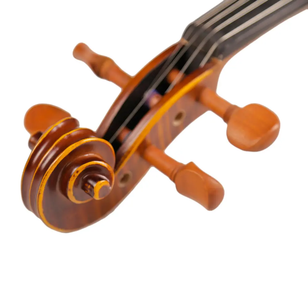 TONGLING Brand Natural Stripes Maple Violino Fiddle 4/4 3/4 Single Board Backplate Musical Instrument Handmade Antique Violin