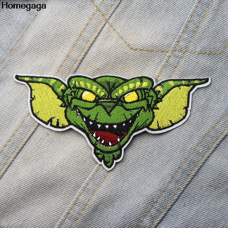 Homegaga applique patches diy iron on para shoe bag shirt clothes accessory punk sticker embroideried badge D1988