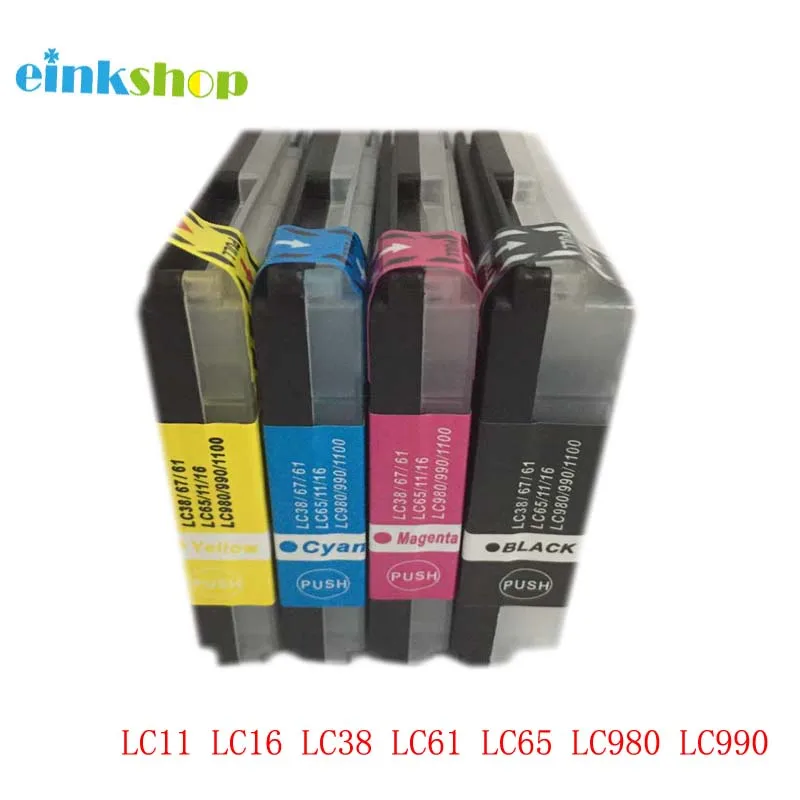 einkshop LC11 LC16 LC38 LC61 LC65 LC67 LC980 LC1100 Ink Cartridge for Brother DCP-385C DCP-390CN DCP-395CN DCP-535CN DCP-585CW