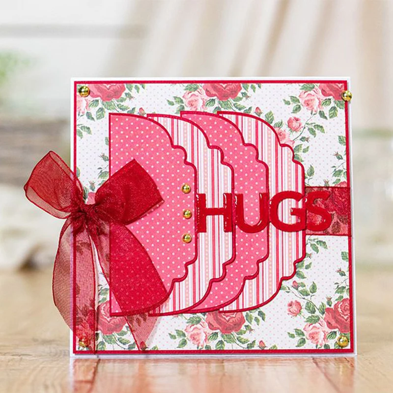 

Creative Cascading Letters Metal Cutting Dies For DIY Scrapbooking Embossing Paper Cards Making Decorative Crafts New 2019 Dies