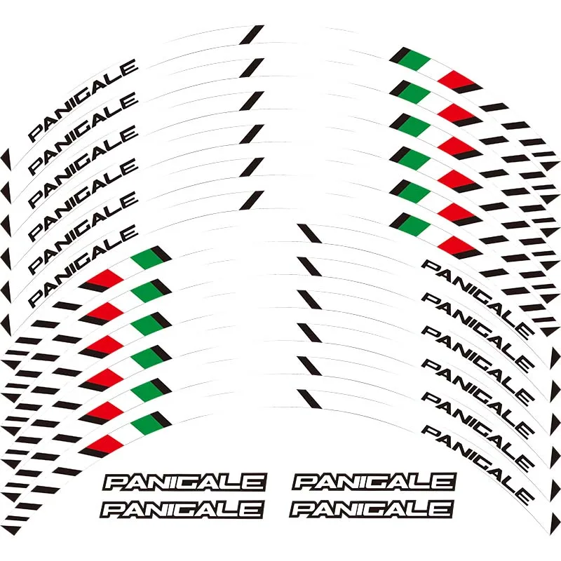 high quality motorcycle wheel decals Reflective stickers rim stripes For DUCATI 1299 PANIGALE S 959 PANIGALE