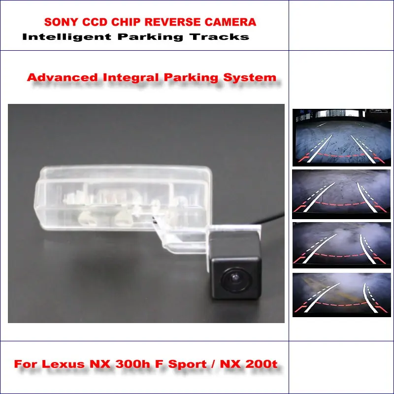 

For Lexus NX 300h F Sport/NX200t 2015 Car Rear Back Reverse Camera Intelligent Parking Dynamic Tracks NTSC HD SONY CCD CAM