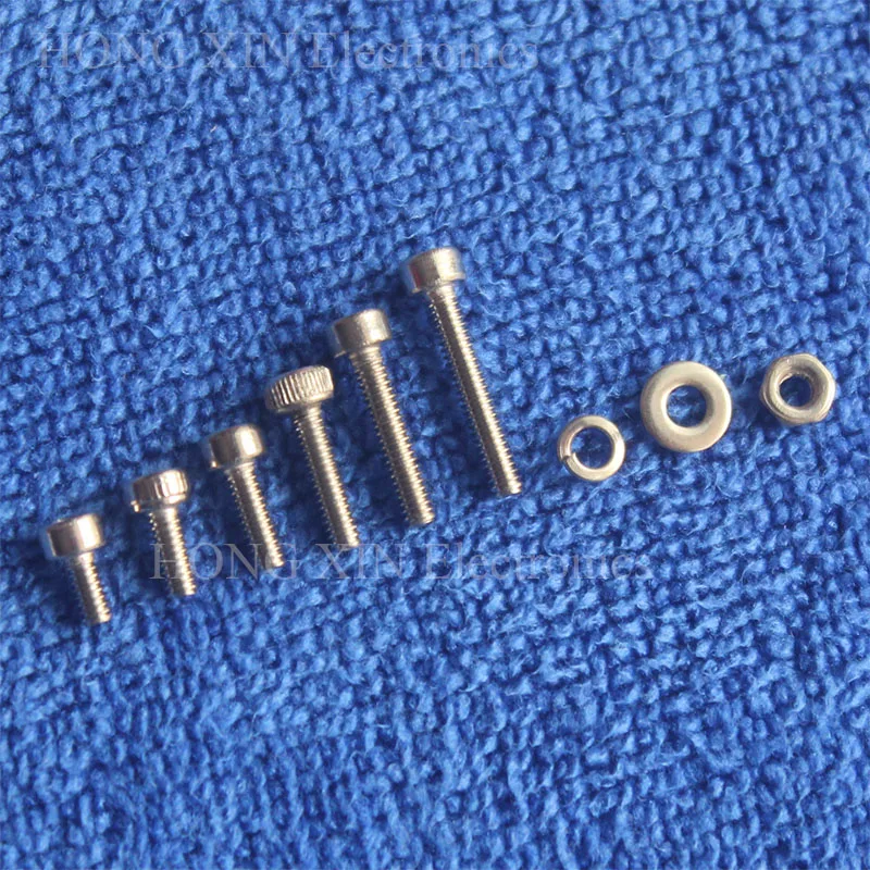 600 stks/set M2 304 Rvs Inbusschroeven Bolt Met Hex Moeren ringen Assortiment Kit Set Hardware Groothandel
