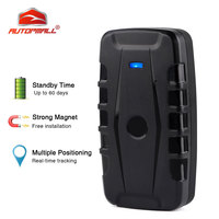 GPS Tracker Car Locator 2G Vehicle Tracker GPS Waterproof Magnet 6000mAh Long Standby Time Voice Monitor Free Web APP PK TK905