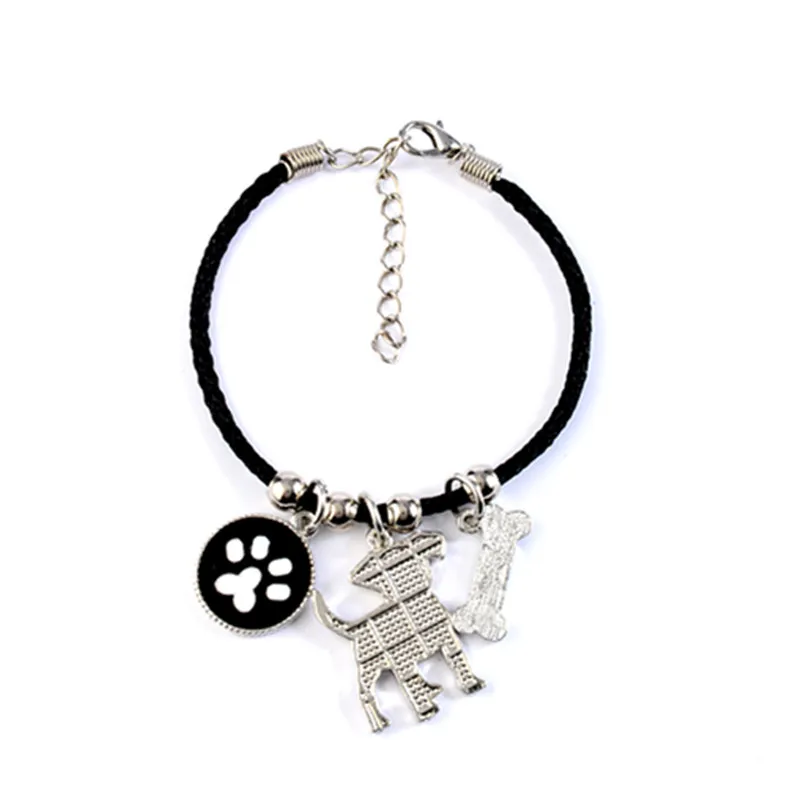 JACK RUSSELL TERRIER charm bracelets for women girls men rope chain dog pendant Bracelet and Fashion Men\'s Bracelet Gift