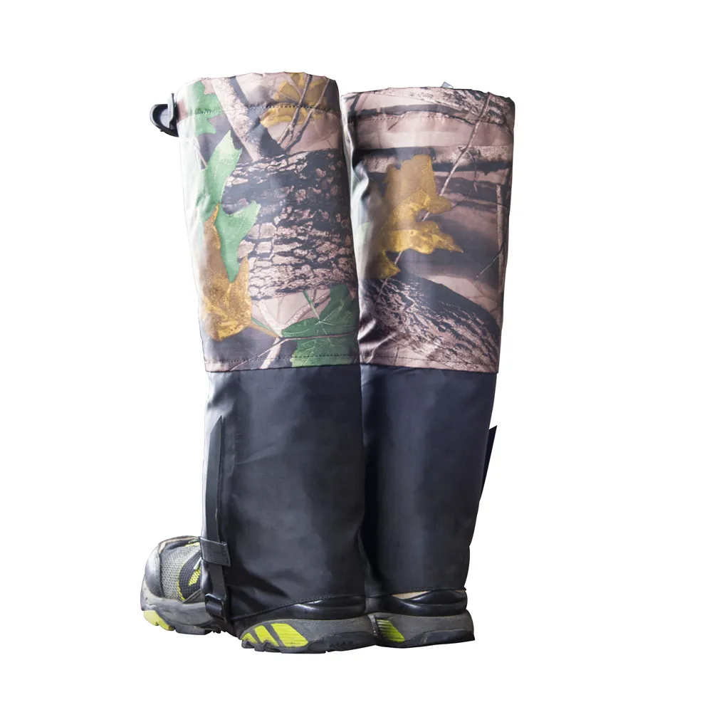 Outdoor Waterproof Gaiters Camo Breathable Camouflage for Hiking Climbing Hunting Snow Ski Boot Gaiters Guard Legging