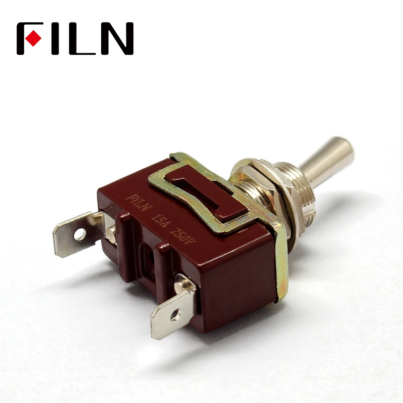 1 PC Baru SPST On-Off Saklar Toggle 15A 250 V