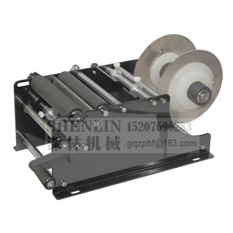 Ronde Fles Labeling Machine Label Sticker Handleiding Fles Labeller Hand Gehouden Fles Label Applicator Tool Apparatuur Freeshippin