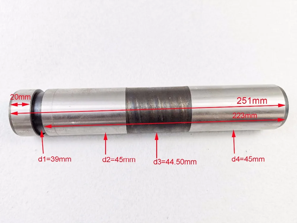 swing shaft of front axle for  Shanghai tractor SH504 with engine 495A ,part number: