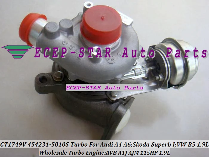 GT1749V 454231 454231-5010S 454231-0006 454231-5009S 038145702L R Turbo For AUDI A4 A6 Superb For Volkswagen Vw AVB ATJ AJM 1.9L