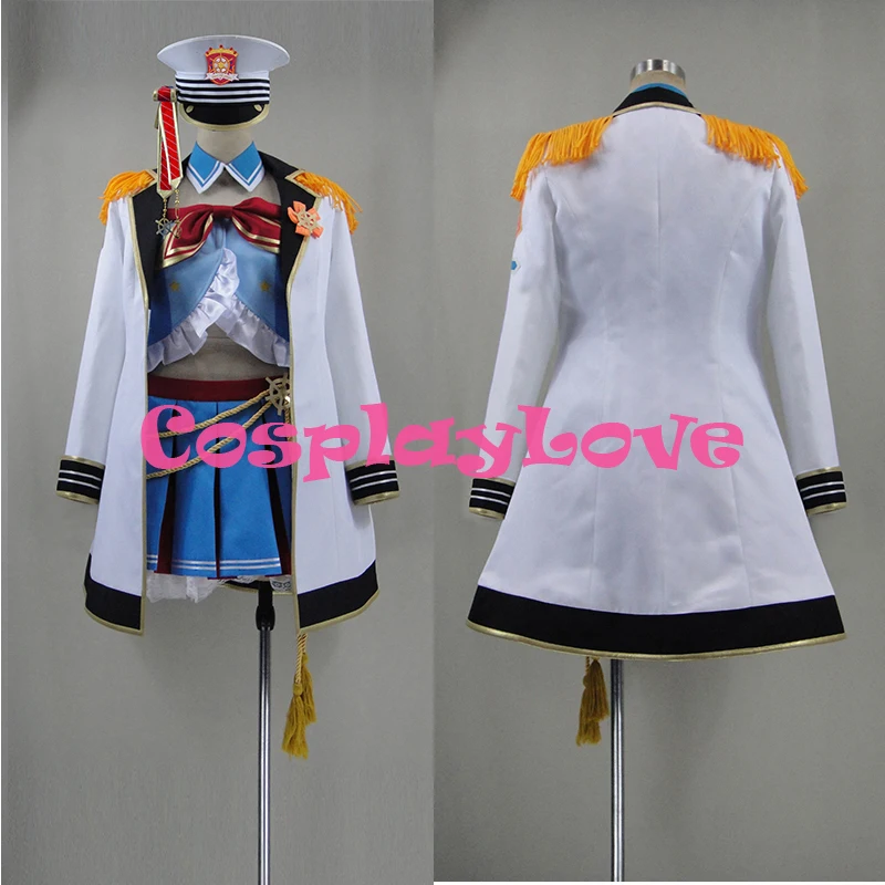 

New Custom Made Japanese Anime Love Live! Kousaka Honoka Marine Ver. Awakening Cosplay Costume CosplayLove Halloween Christmas