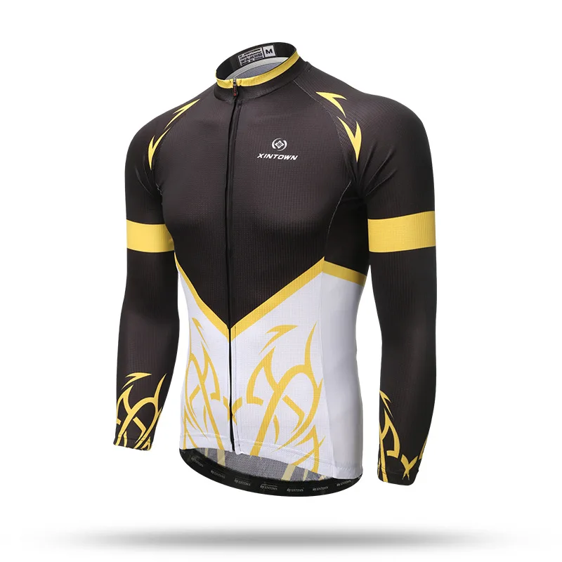 

XINTOWN New Long Sleeve Cycling Jersey MTB Bike Clothing Wear Autumn Breathable Bicycle Clothes Ropa De Ciclismo