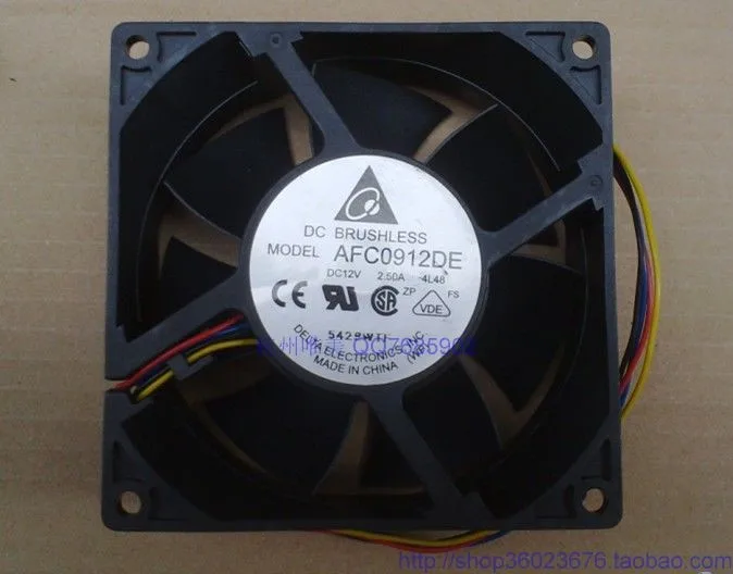 brand new DELTA 9238 9038 9CM 4PIN PWM AFC0912DE-4L48 2.50A cooling fan