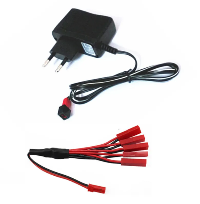 1 to 5 CRW UDI U818A U817A Syma X1 UFO Spacecraft Wltoys V959 V686 V636 V212 V222 FY550 MJX X400 Battery  Charger JST Plug