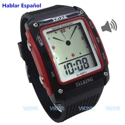 Spanish Talking Watch for the Blind and Elderly Electronic Sports Wristwatches 829TS