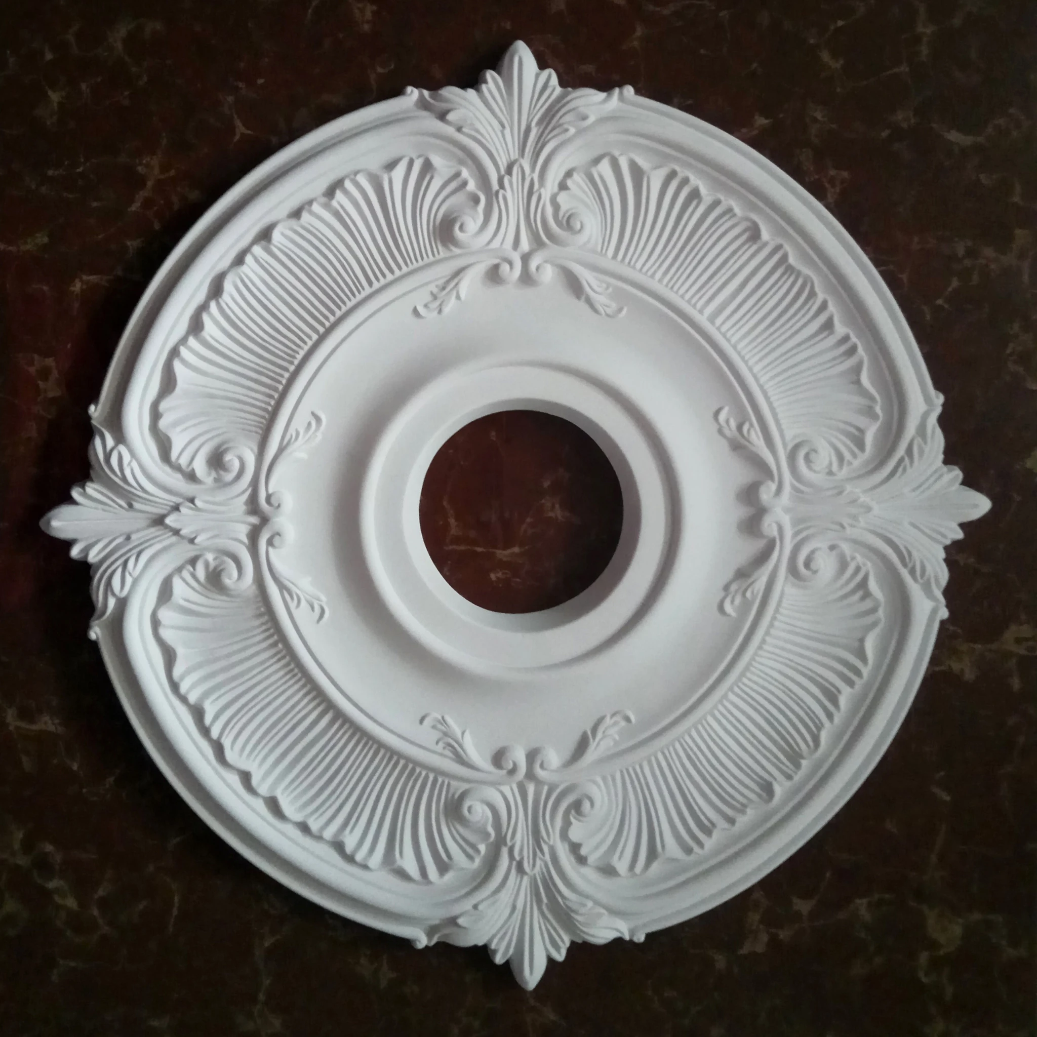 Chandelier Ceiling Plate Rosette PU Decorative Ceiling Rose Pendant Light Base Lamp Decorative Panel Wall Moulding