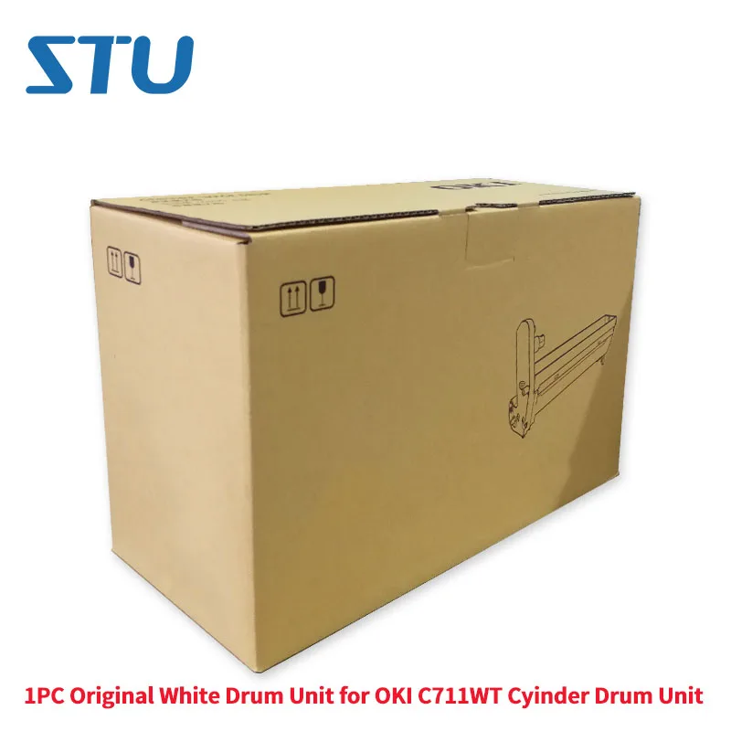 1PC Original White Drum Unit for OKI C711WT Cyinder Drum Unit