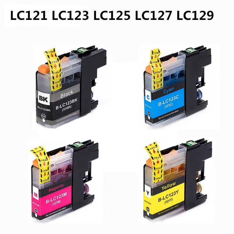 LC123 Ink Cartridge Compatible Brother MFC-J4510DW MFC-J4610DW MFC-J4410DW J4710DW DCP-J132W/J152W J172 J552 J752 J4110 J6520