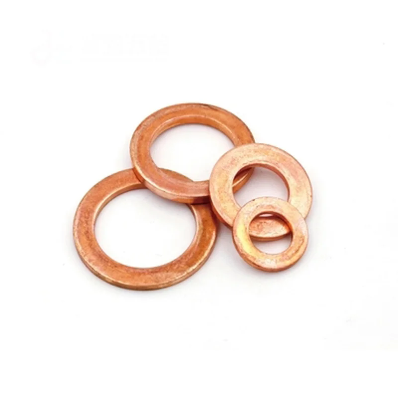 3pcs Copper washer inner diameter M32 outer diameters M38-42 flat gasket marine table gasket Watts meson Thicknessv 1mm-2.5mm