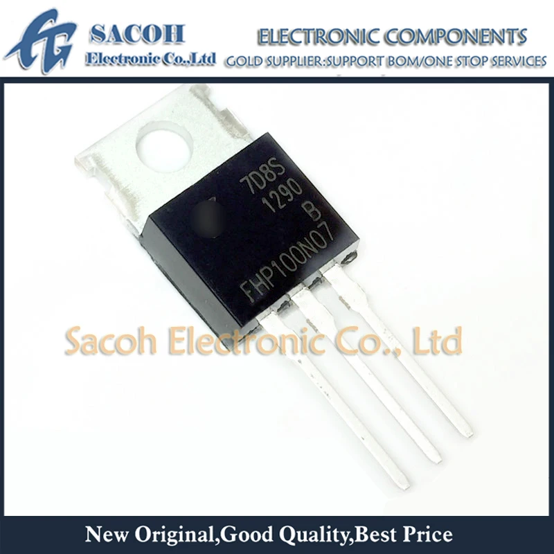 

New Original 10Pcs/Lot FHP100N07 100N07 OR FHP100N08 OR FHP100N04 OR FHP100N03 TO-220 100A 70V Power MOSFET Transistor