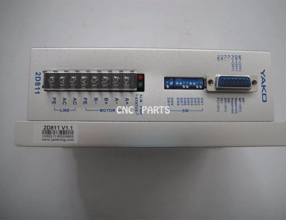 Controlador de Motor paso a paso, enrutador cnc, 2D811, Original, marca YAKO, 3 unidades