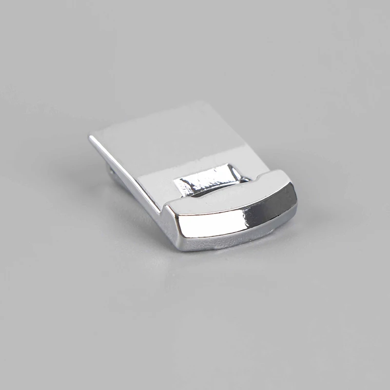 1PC Rolled Hem Curling Sewing Presser Foot For Sewing Machine Singer Janome Sliver Tone