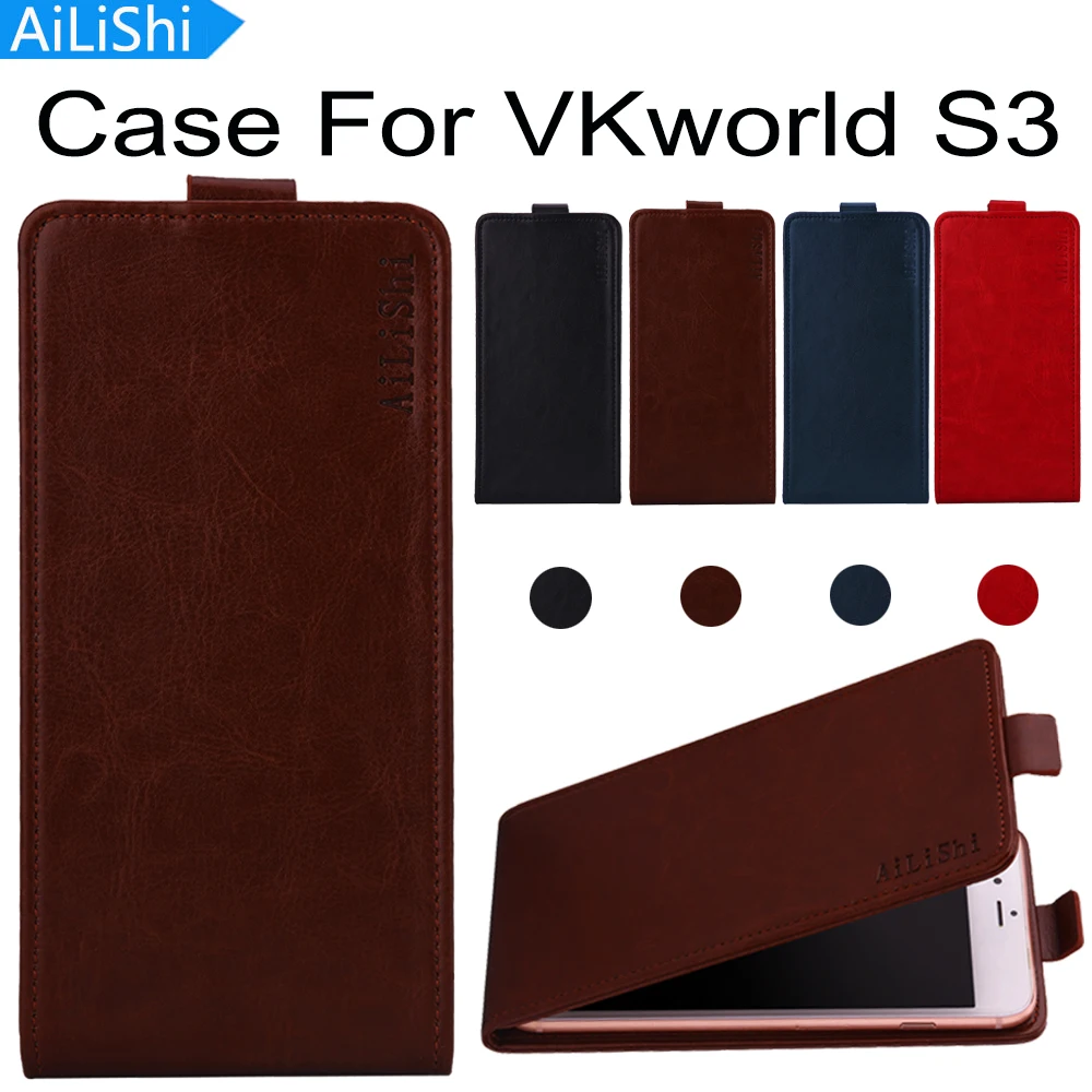 AiLiShi Hot!!! For VKworld S3 Case Top Quality Flip Luxury PU Leather Case Exclusive 100% Special Phone Cover Skin+Tracking