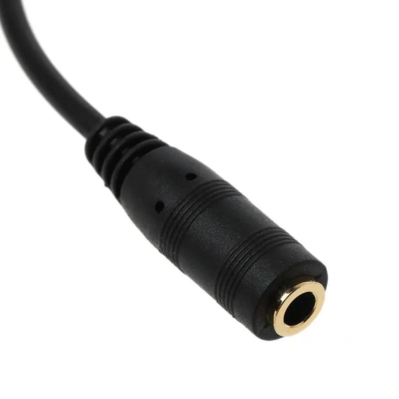 3.5mm Jack AUX męski na żeński przedłużacz z adapterem audio stereo przewód z regulacją głośności słuchawki przewód słuchawek