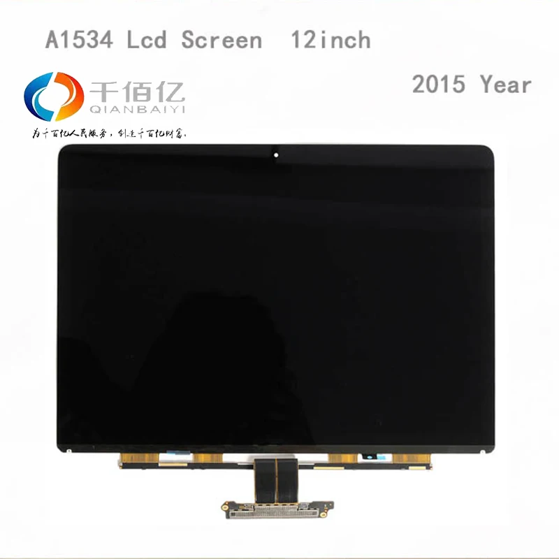 Used with 100% working lcd screen for Macbook pro A1534 lcd screen 12'' replacement 2015 Year