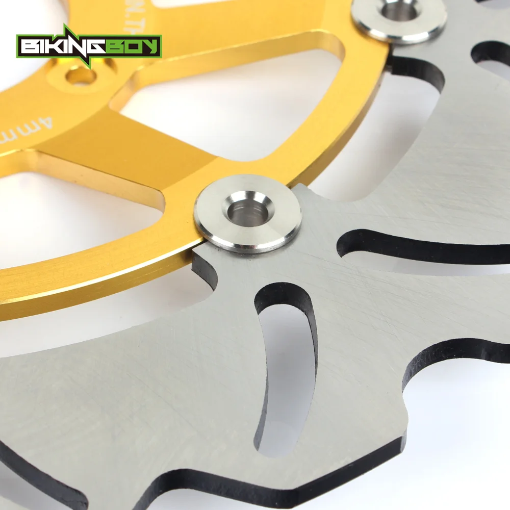 BIKINGBOY For Honda CBR1100XX Super Blackbird 97 98 99 00 01 02 03 04 05 06 07 08 Front Brake Discs Disks Rotor Pads CBR 1100 XX