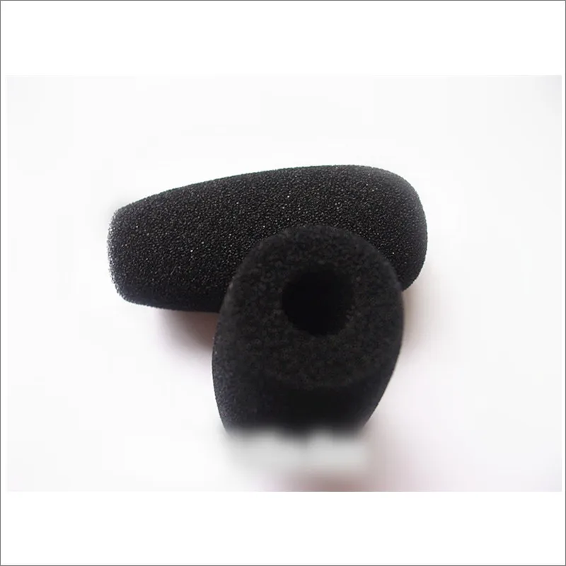 9mm Microphone Foam Windscreens Windshields 9mm hole 45mm inner length mic cover for aviation headset mic