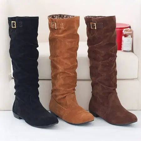 2017 New Big Size 34-44 Style Thigh High Women Woman Femininas Boots Botas Masculina Botines Mujer Chaussure Femme Shoes 889-1