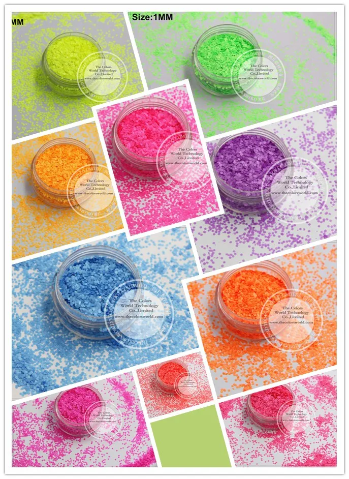 TCT-150-esmalte de Gel para uñas, brillo hexagonal de neón mate de 1,0 MM, resistente a los solventes, para manicura, manualidades, decoración