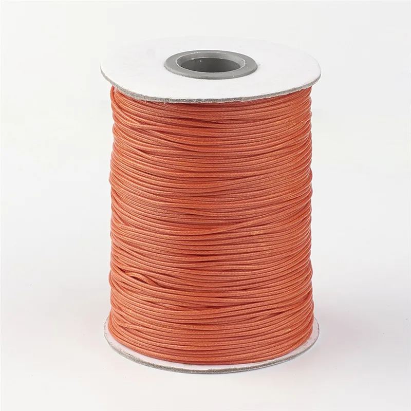 88yards/Roll Korean Waxed Polyester Cord 1mm Thread String Rope Spool Wire Beading DIY Bracelet Necklaces Jewelry Findings